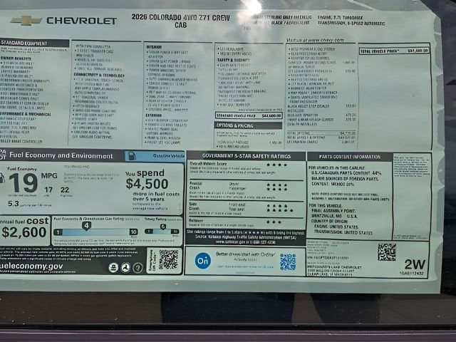 2026 Chevrolet Colorado Z71